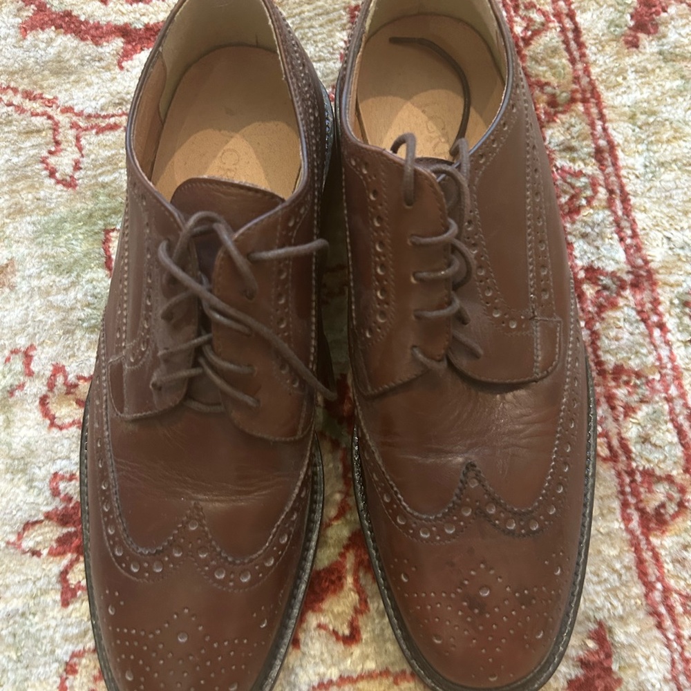 J.CREW leather Brown Men's Brogue Shoes